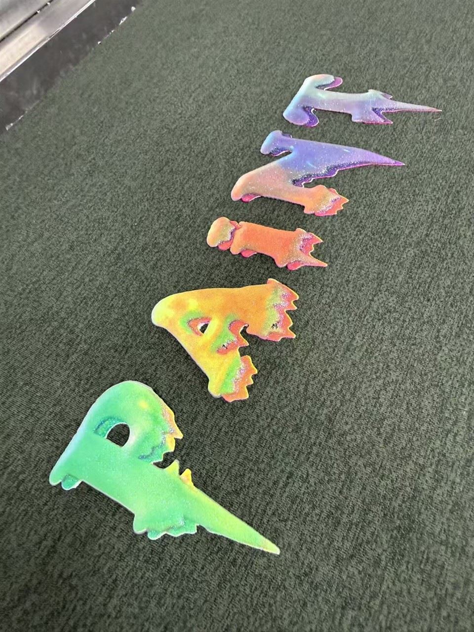 Effaith pwff, sgleiniog, chameleon